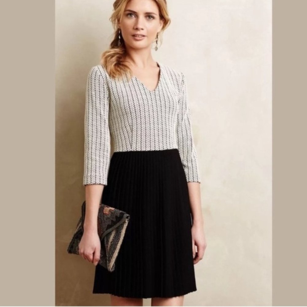 Anthropologie ganni pleated dress with tags